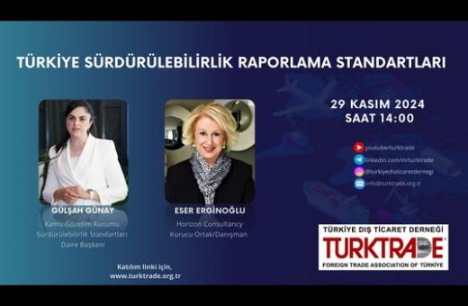 Türkiye Sürdürülebilirlik Raporlama Standartları Webinarı