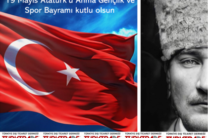 19 MAYIS ATATÜRK'Ü ANMA GENÇLİK VE SPOR BAYRAMI KUTLU OLSUN